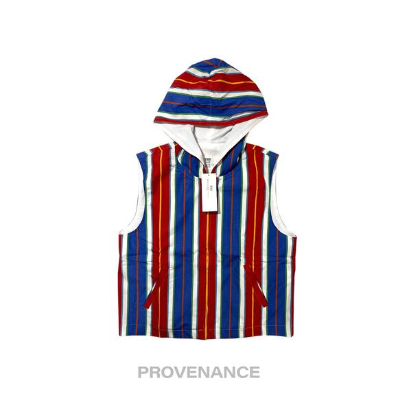 Balenciaga Jackets & Blazers - 🔴 Balenciaga Golf Hoodie Vest - Striped Red Blue M